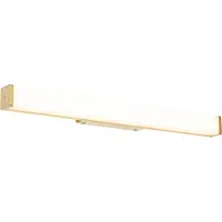QAZQA Kylpyhuoneen seinävalaisin messinki 62 cm sis. LED IP44 - Cascada