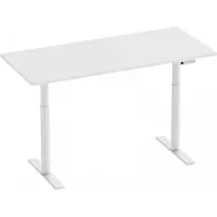 MaxMount Premium Sähköpöytä 1600x700mm - Valkoinen