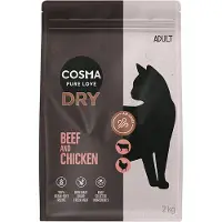 Cosma 2x2kg nauta ja kana kissanruoka