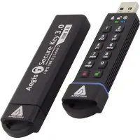 Apricorn ASK3 USB-A 3.2 Gen 2 16 Gt -muistitikku, musta