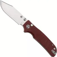 QSP Knife Kali QS159-A1 Stonewashed 14C28N Dark Red G10, pocket knife, Keanu Alfaro design
