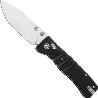 QSP Knife Ripley QS160-A1 Stonewashed 14C28N Black G10, pocket knife, Keanu Alfaro design