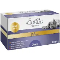 Smilla 12x85g Deluxe Chunks lajitelma kissan märkäruoka