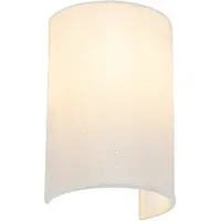 QAZQA Älykäs seinävalaisin valkoinen sis. Wifi A60 - Simple Drum Jute