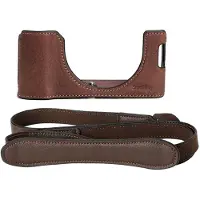 SmallRig 4699 Leather Half Case Kit For Fujifilm X100Vi (Brown) pokkarilaukku/kotelo