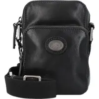 The bridge Story Uomo Crossbody-laukku Nahka 12 cm Musta
