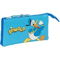 Safta Triple Donald Infantil Pencil Case Sininen Mies