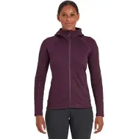 Montane F Protium Hoodie, fleecetakki, naiset, tummanvioletti