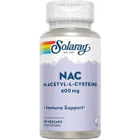 Solaray Nac N-acetyl-l-cysteine 600mg Amino Acid Kapselit 60 Yksiköt