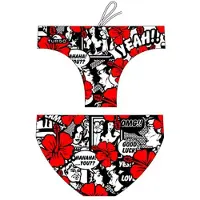 Turbo Yeah Flower Comic Uimahousut