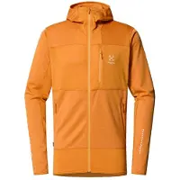Haglöfs Men's L.I.M Mid Fast Hood Desert Yellow Välikerrospuserot S