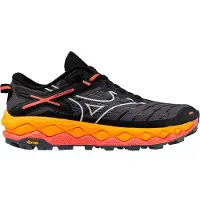 Mizuno Women's Wave Mujin 10 Black/White/Hot Coral Juoksukengät 36.5