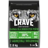 Crave Lammasta & Härkää koiranruoka 2,8kg