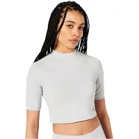 Superdry Run 3/4 Tight Crop Lyhythihainen T-paita