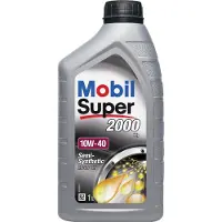 Mobil super 2000 10W-40 1 l moottoriöljy