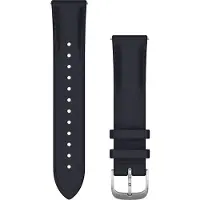 Garmin Vivomove Luxe sininen Quick release -nahkaranneke 20mm 010-12924-20