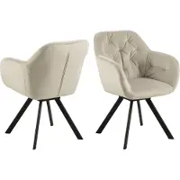 Actona Ruokapöydän tuoli Lola, beige