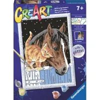 Ravensburger Stable Friends Paint by Numbers Kit lapsille - 20217 - Maalaustaiteen ja käsityön 7-vuotiaille ja sitä vanhemmille