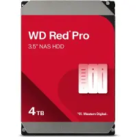 Qnap 4TB WD Red Pro, sisäinen 3.5" kiintolevy, SATA III, 7200 rpm, 256MB