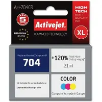 ActiveJet AH-704CR muste (korvaa HP 704 CN693AE:lle; Premium; 21 ml; väri)