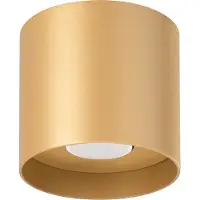Sollux Mika kattovalaisin 12cm GU10 kulta