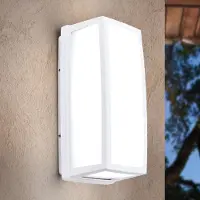 Orion Led ulkoseinävalaisin Bob, Valkoinen/opaali, Alumiini, Moderni