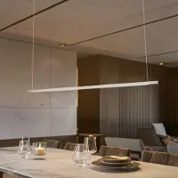 Quitani Led riippuvalaisin Talon , himmennettävä, Alumiini/harmaa/sinkki, Keittiö, Alumiini, Moderni