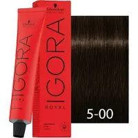 Schwarzkopf Professional IGORA Royal hiusväri sävy 5-00 Light Brown Natural Extra 60 ml