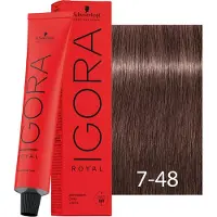 Schwarzkopf Professional IGORA Royal hiusväri sävy 7-48 60 ml