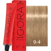 Schwarzkopf Professional IGORA Royal hiusväri sävy 9-4 Extra Light Blonde Beige 60 ml