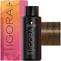 Schwarzkopf Professional IGORA Vibrance hiusten puolikestoväri sävy 7-0 Medium Blonde Natural 60 ml