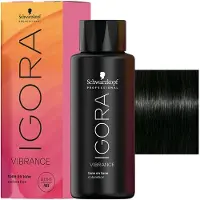 Schwarzkopf Professional IGORA Vibrance hiusten puolikestoväri sävy 3-0 Dark Brown Natural 60 ml