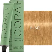 Schwarzkopf Professional IGORA ZERO AMM kestohiusväri ammoniakiton sävy 9-50 60 ml