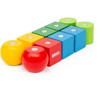 BRIO Magnetiske Træklodser - Multi/patterned - ONE SIZE