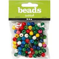 Creativ Company Wooden Beads Various Colors 150pcs.