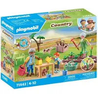 Playmobil Idyllinen Vihannespuutarha Isovanhempien Rakennuspeli