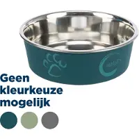 Trixie Stainless Steel Bowl 0.4 l/ø 14 cm assorted colours