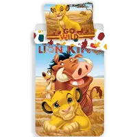 Jerry Fabrics lasten vuodevaatteet Lion King, 140x200, 2 kpl