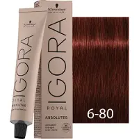 Schwarzkopf Professional IGORA Royal Absolutes hiusväri sävy 6-80 Dark Blonde Red Natural 60 ml