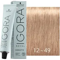 Schwarzkopf Professional IGORA Royal Highlifts kestohiusväri sävy 12-49 Beige Violeta 60 ml