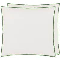 Guild Brera Lino Tyyny 43x43 Cm / Emerald - Koristetyynyt & Suojukset Pellava Alabaster - CCDG1475
