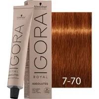 Schwarzkopf Professional Igora Royal Absolutes 60 ml 7-70 Blonde Medium Copper Natural