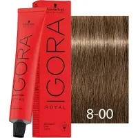 Schwarzkopf Professional IGORA Royal hiusväri sävy 8-00 Light Blonde Natural Extra 60 ml