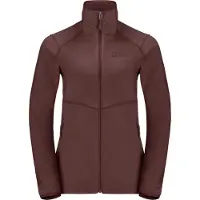 Jack Wolfskin Women's Fortberg Full Zip Dark Maroon XS