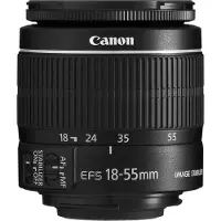 Canon EF-S 18-55mm 3.5-5.6 IS II -objektiivi