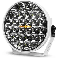 Purelux Lisävalo 9110 DRL White - Pyöreä / 23 cm / 175W / Ref. 50, 2 kpl - Täydellinen setti