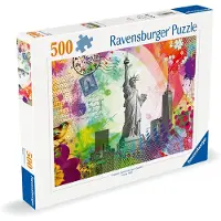 Ravensburger New York Postcard 500P - Multi/patterned - ONE SIZE