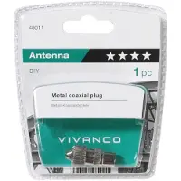 Vivanco 48/00 01M coaxial connector F-type 1 pc(s) (48011)