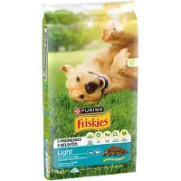 Friskies 3kg Light Sterilised kana & vihannekset Purina koiranruoka