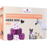 PAWS & PATCH 6x liimalaastarit Box Heart